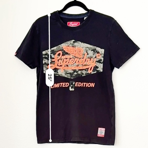 Superdry Mens Graphic Short Sleeve Tee Size M - Picture 8 of 8
